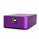 Calyx Audio - Kong Purple USB Headphone Amplifier, side view